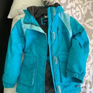 Blue Lands’ End Winter Coat, used good condition